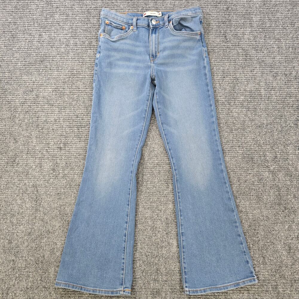 Levi's 726 Flare Jeans Misses Size 16 Measures 27x28 Blue Stretch